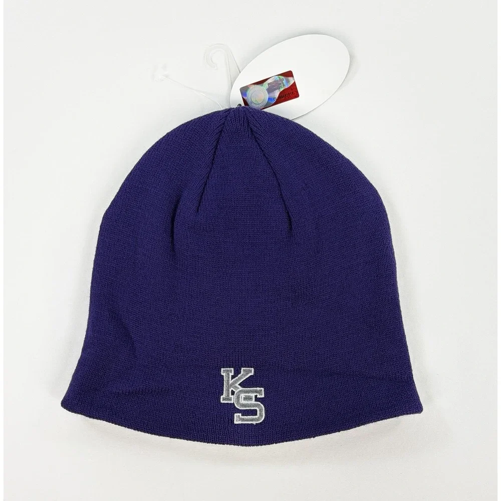 K-State Wildcats Beanie Hat Top of the World Purple Knit Skull Cap NCAA New